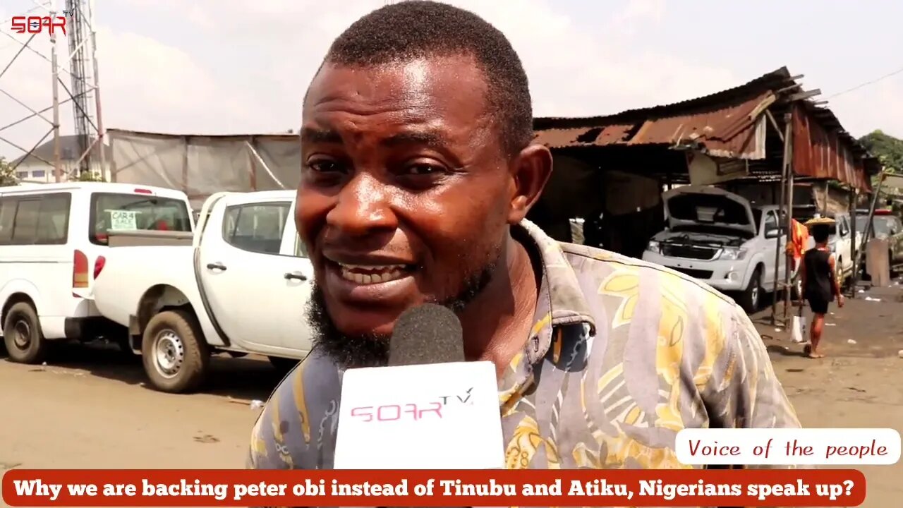 Why we are backing peter obi instead of Tinubu and Atiku, Nigerians speak up?