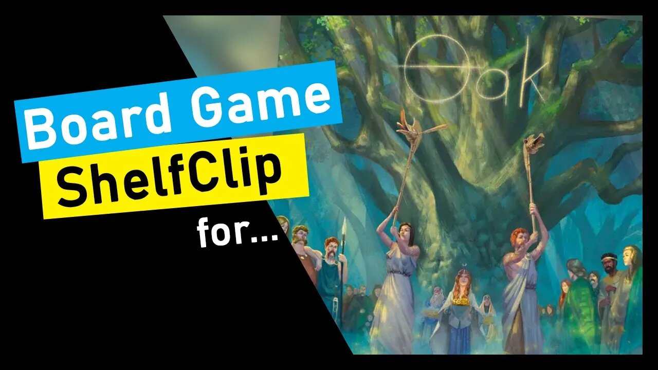 🌱ShelfClips: Oak (Short Board Game Preview)