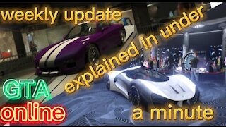 GTA online weekly update explained in under a minute