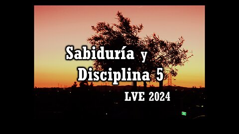 Sabiduría y Disciplina 5