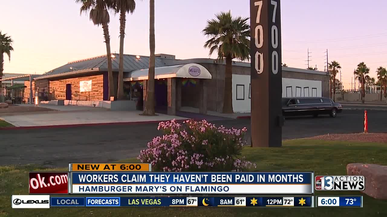 Former restaurant employees say were struggling to be paid