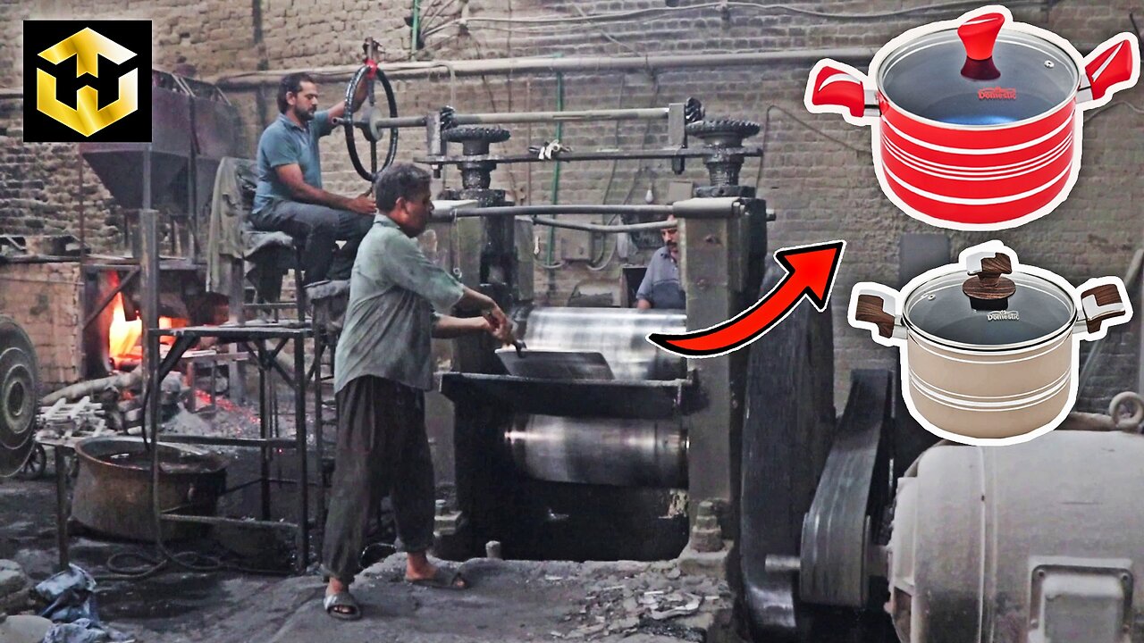 How to Amazing Non stick Cookware Set is made in factory | Interesting Process 😲☝