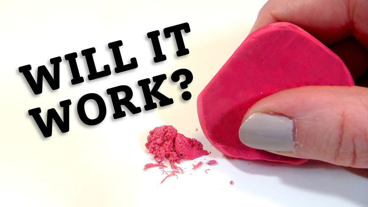 Can You DIY a Kneaded Eraser From a Normal Eraser?