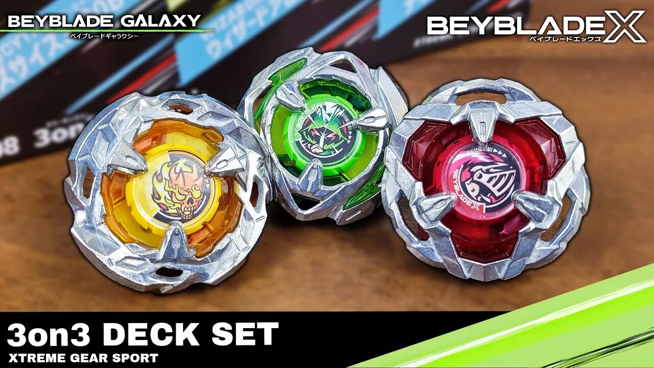 Análise BX-08 - 3on3 DECK SET - Beyblade X ベイブレードX