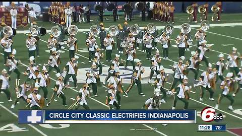 Circle City Classic parade and football game in Indianapolis