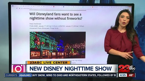 Disneyland nightly firework show temporarily replaced