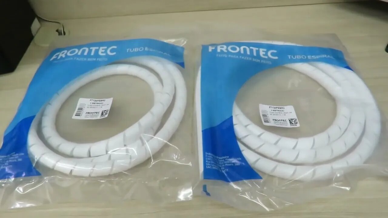 2x Tubo Espiral ØExt 3/4 PE Branco - 2 Metros - F7134PEBR2