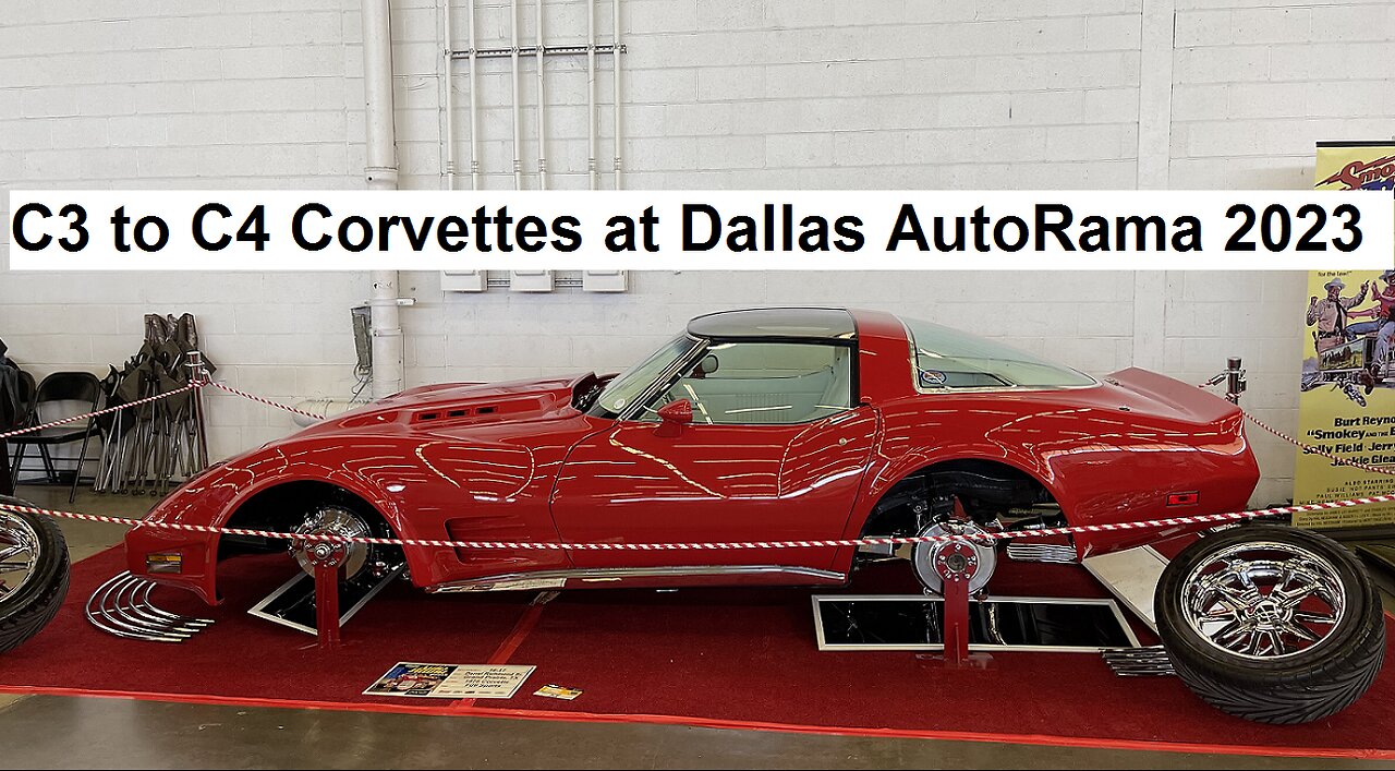 C3 to C4 Corvettes at Dallas Autorama 2023 | Part 2 of only Corvettes