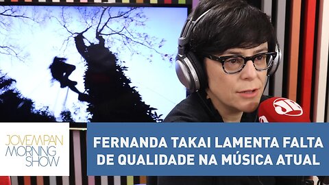 Fernanda Takai lamenta falta de qualidade na música atual: “feitas em 5 minutos” | Morning Show