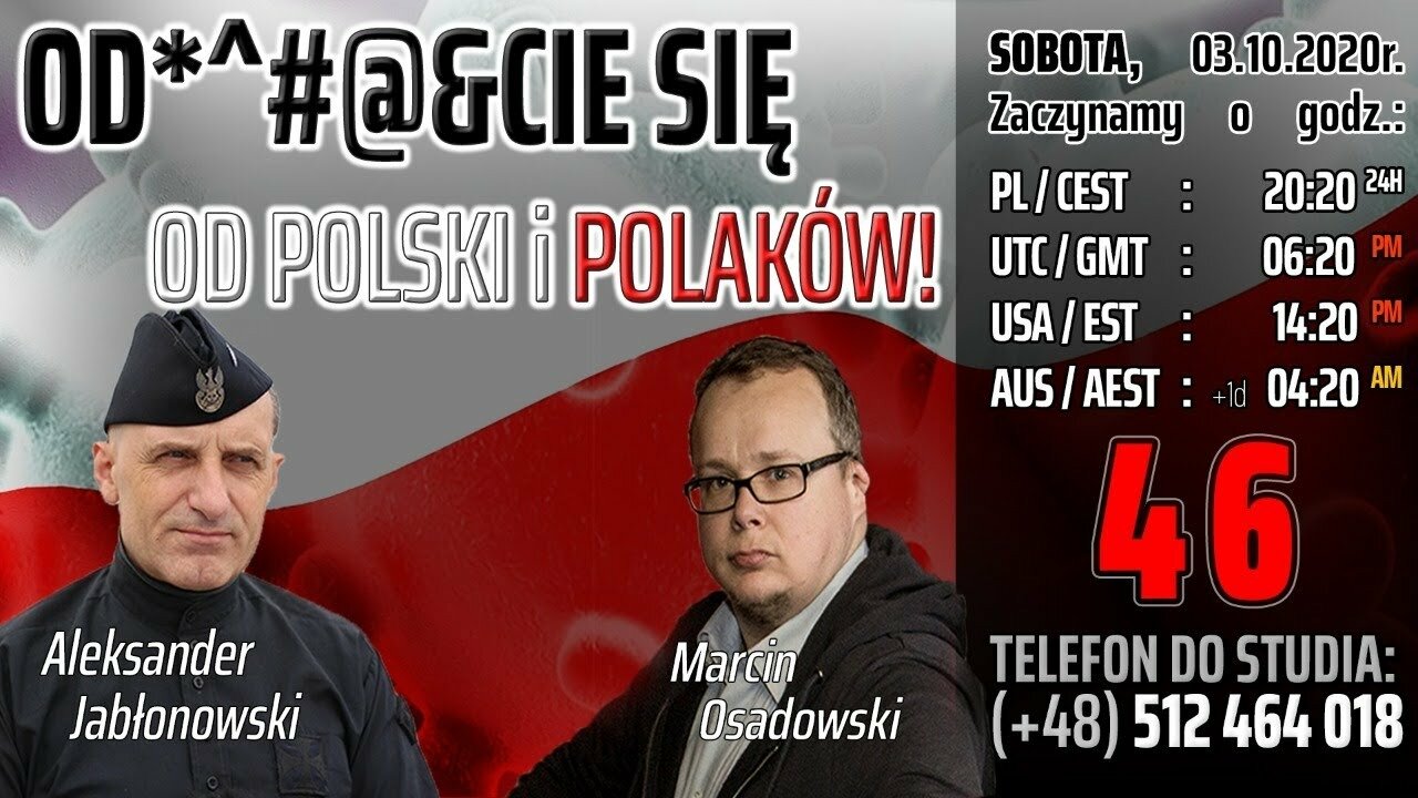 ODPIER...CIE się od POLSKI i POLAKÓW! - Olszański, Osadowski NPTV (03.10.2020)