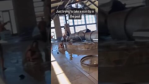 AC SYSTEM COLLAPSES IN PUBLIC POOL!