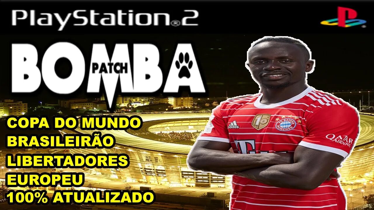 BOMBA PATCH 2023 (PS2) LANÇAMENTO 100% ATUALIZADO NARRAÇÃO NIVALDO PRIETO EDITOR BY VILIMAR