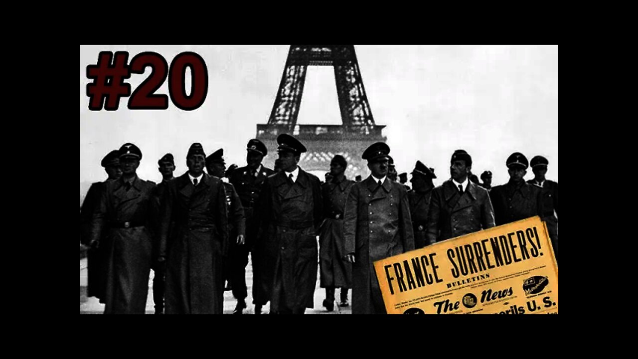 Hearts of Iron IV Black ICE - Germany 20 France Surrenders!