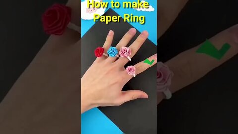 How to make Paper Ring #how #make #paper #ring