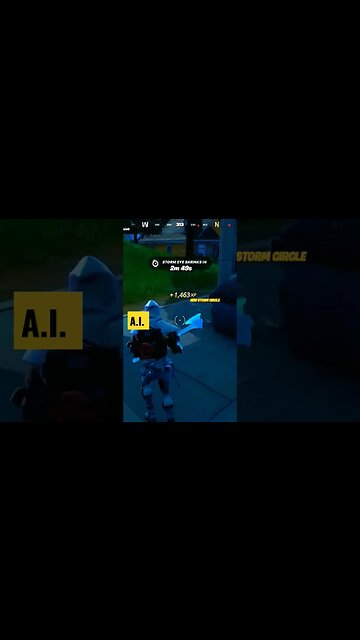 A.I. fortnite controller gameplay