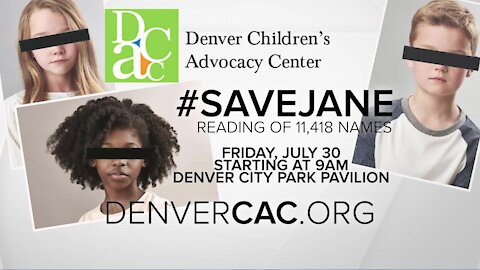 Denver Children’s Advocacy Center to raise awareness with Save Jane event