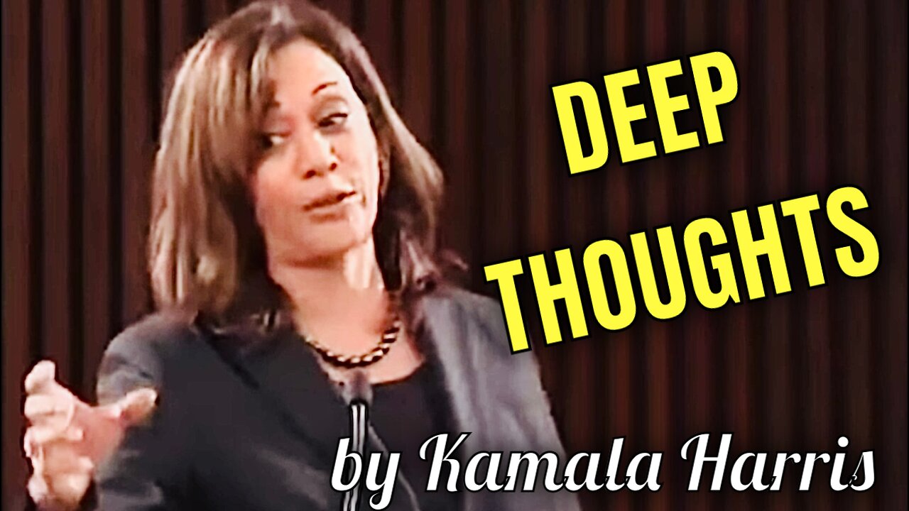 DEEP THOUGHTS on STARBUCKS CUP LIDS - by Kamala Harris