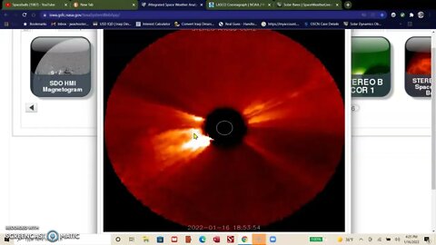 Long term C Flare, inbound plasma