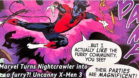 Marvel makes Nightcrawler a Furry In Uncanny X-Men #3