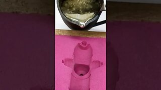Creative Sand Casting Smelting #shorts #shortsfeed #kineticsand