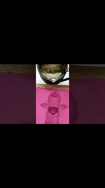 Creative Sand Casting Smelting #shorts #shortsfeed #kineticsand