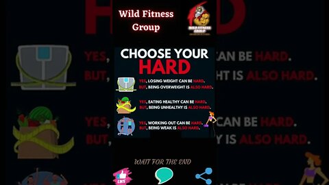 🔥Choose your hard🔥#shorts🔥#wildfitnessgroup🔥4 December 2022🔥
