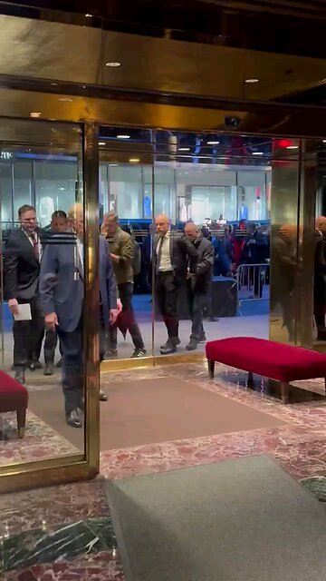 Trump welcomes Polish President Andrzej Duda to Trump Tower in Manhattan. welcomes Polish president