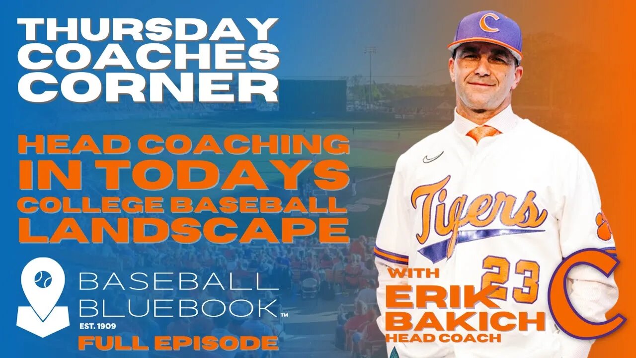 THURSDAYS COACHES CORNER, Erik Backich - Head Coach - Clemson University