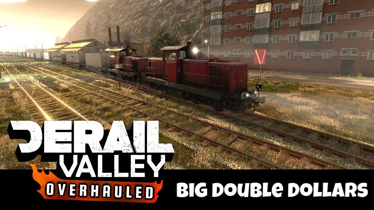 Derail Valley Episode 7 - BIG TRAIN, BIG COST - My first DE4 MU lashup