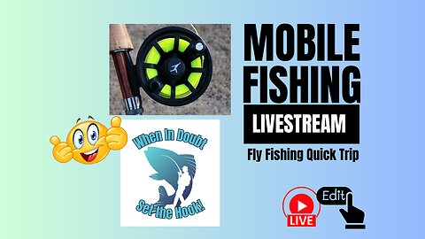 Pond Fly Fishing - Quick Trip - Mobile Fishing (Edited) #mobile #fishing #livestream