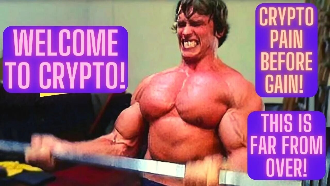 Welcome To Crypto! Crypto Pain Before Gain! This Is Far From Over!