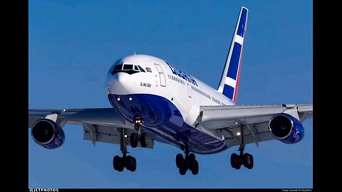 The Ilyushin Il-96-300 (CU-T1250) of the Cubana de Aviación spent several months in Russia...
