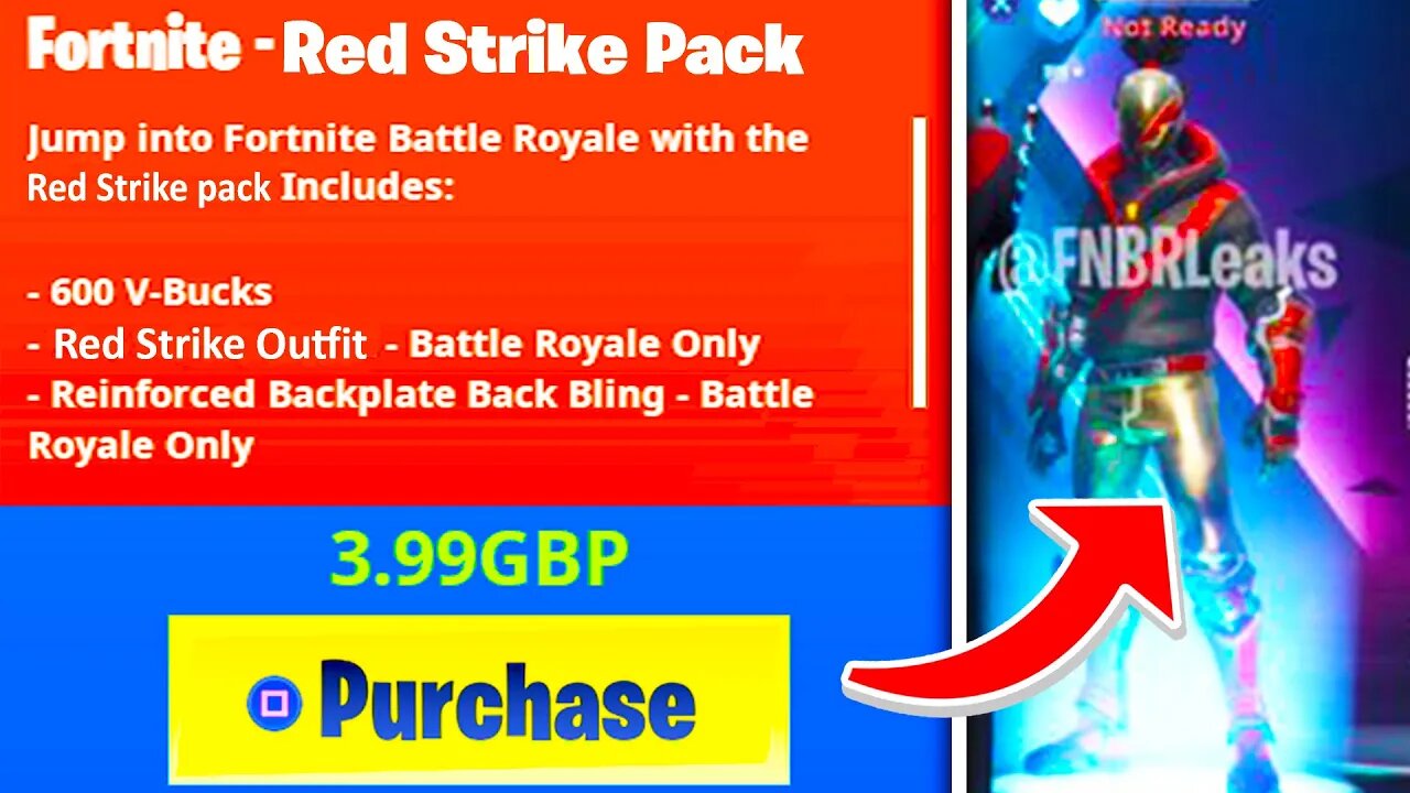 The New "RED STRIKE STARTER PACK" LEAKED In Fortnite! NEW Season X Starter Pack Confirmed!