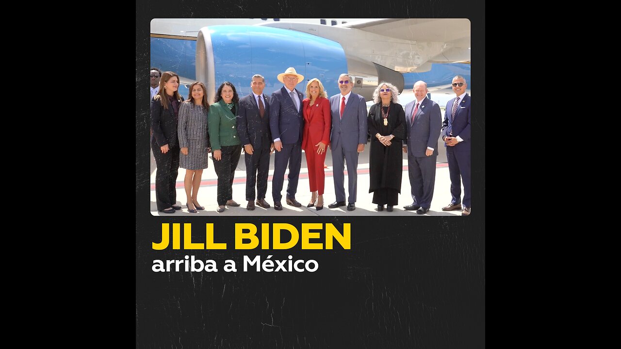 Jill Biden llega a México para la investidura de Claudia Sheinbaum