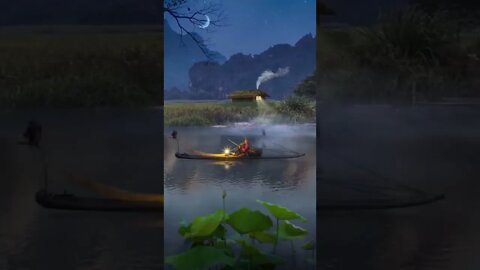 Beautiful sad scenery of the world