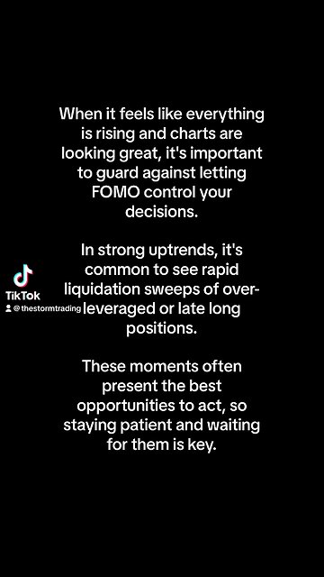 When it feels like everything is rising and charts are looking great