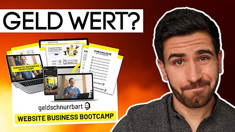Website Business Bootcamp von Geldschnurrbart | Meine Erfahrung💡