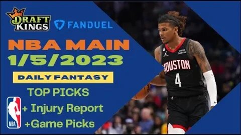Dreams Top Picks NBA DFS Today Main Slate 1/5/23 Daily Fantasy Sports Strategy DraftKings FanDuel