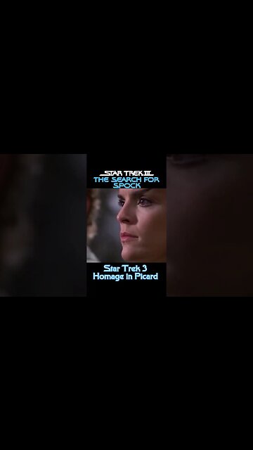 👀‼️🖖#StarTrek 3 Homage in #Picard Season 3 #shorts #Spock #kirk