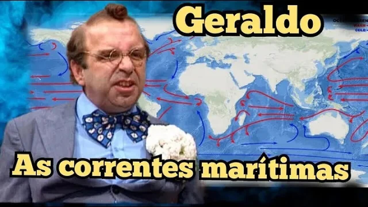 Escolinha do Professor Raimundo; Geraldo, pesquisa sobre correntes marítimas.