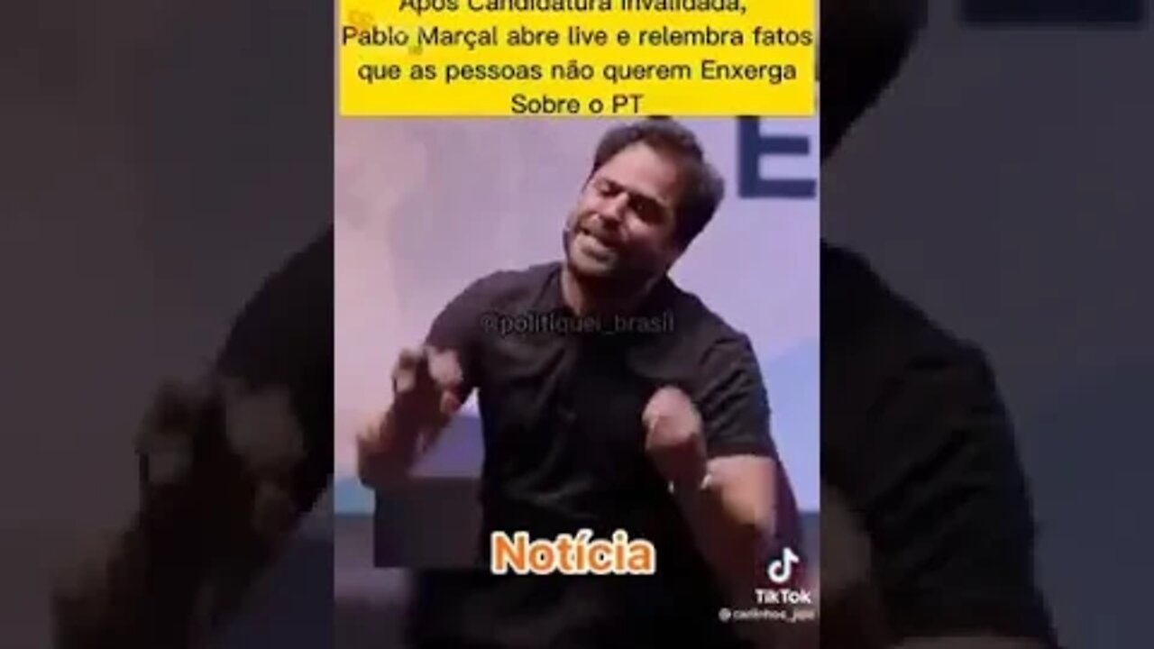 após ter sua candidatura invalidada, mostra o rombo que o PT fez no Brasil