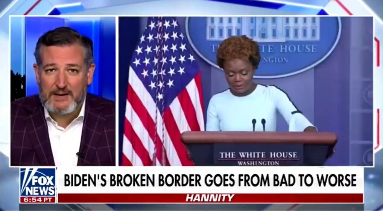 Sen Ted Cruz Issues A Challenge To Karine Jean-Pierre