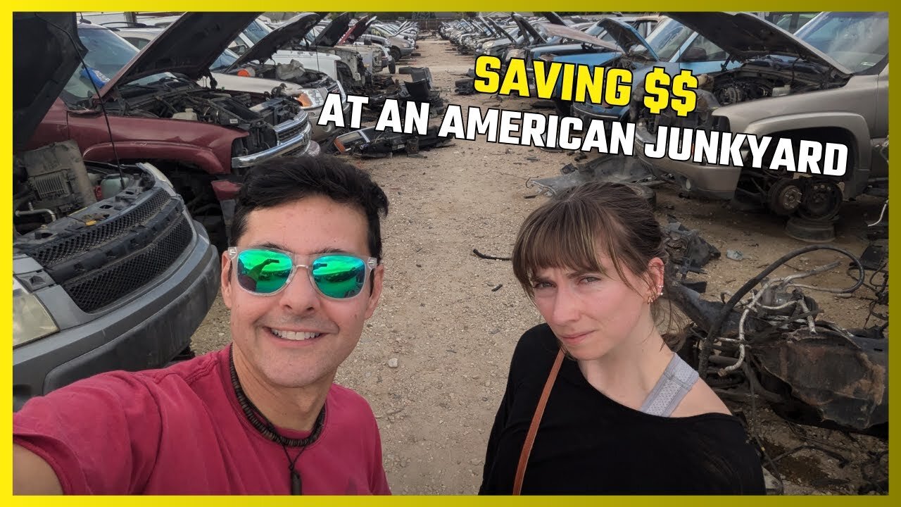 LIFE IN THE USA! HOW TO USE JUNKYARDS TO FIX YOUR CAR ON A BUDGET. DO IT YOURSELF (DIY) SUSTAINABLY!