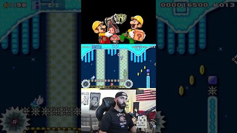 Shellmets! Super Mario Maker 2: Super Expert #speedrun #nintendoswitch #shorts #short #shortvideo