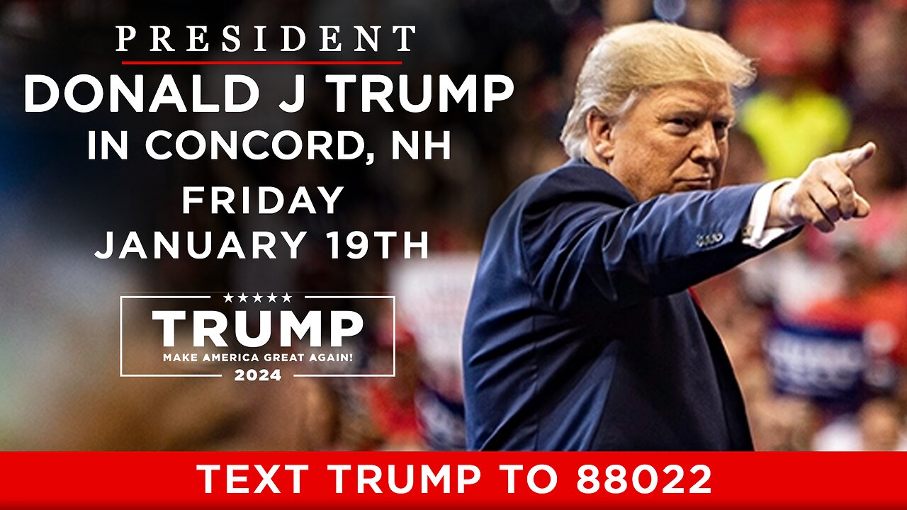 President Trump in Concord, NH