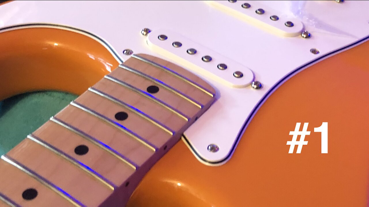 Orange Strat Blues #1 | Beautiful Orange