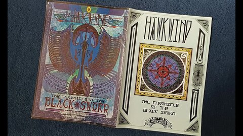 BOOK REVIEW : HAWKWIND THE CHRONICLE OF THE BLACK SWORD Companion Booklet