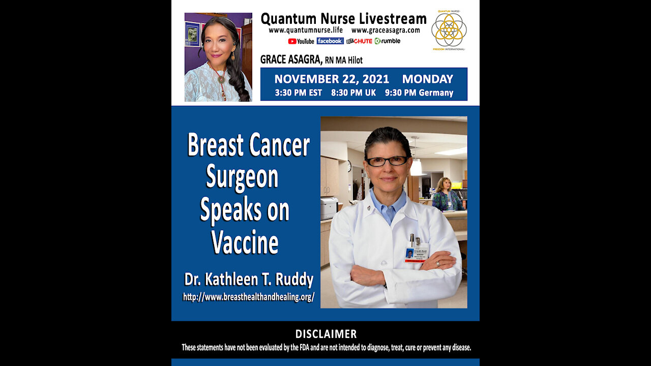 Dr. Kathleen Ruddy - Breast Cancer Surgeon Speaks on Vaccines