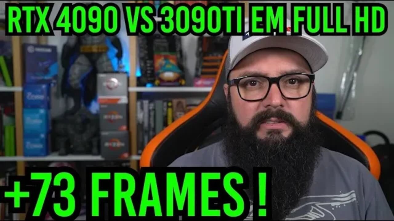 Inacreditável ! RTX 4090 em FULL HD VS RTX 3090 TI !