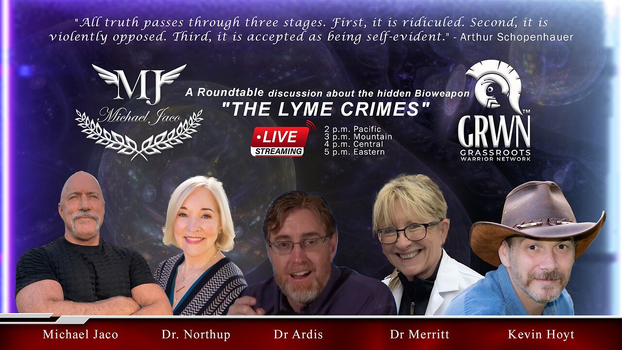 A Roundtable discussion about the hidden Bioweapon: "THE LYME CRIMES"